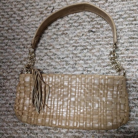 Elliott Lucca Tan Weaved Bag - Picture 1 of 10